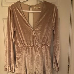 Velvet romper